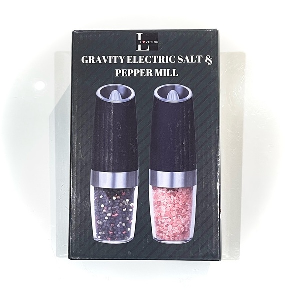 Loveting Other - *NEW* Gravity Electric Salt and Pepper Mill Shaker Set